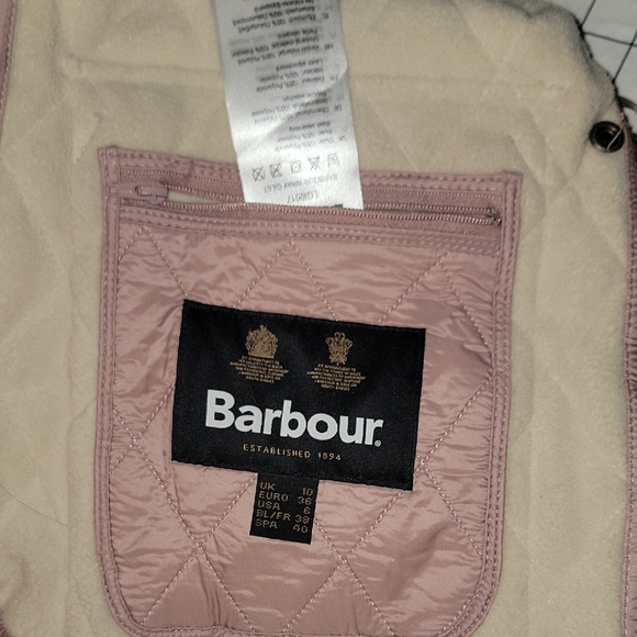 Barbour Women's Quilted Vest - Soft Pink - Picture 12 of 15